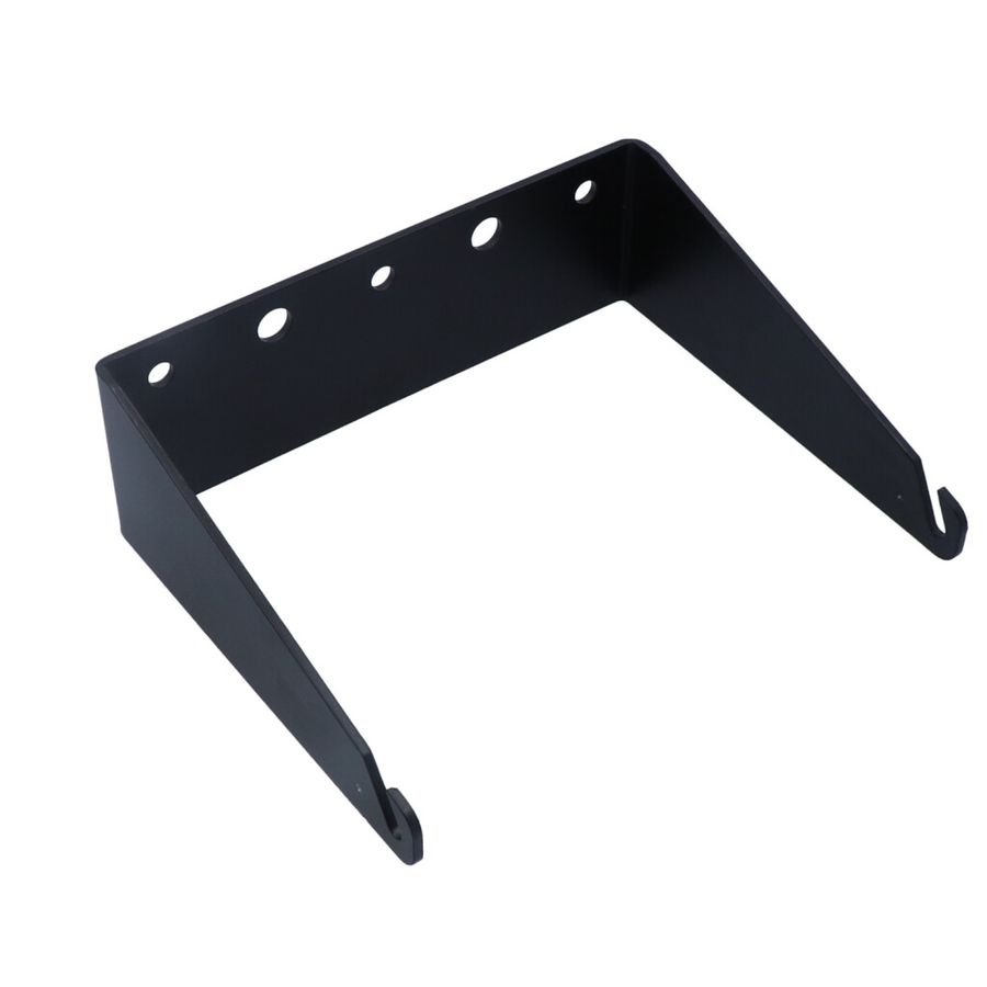Wall mounting bracket, aluminium, black