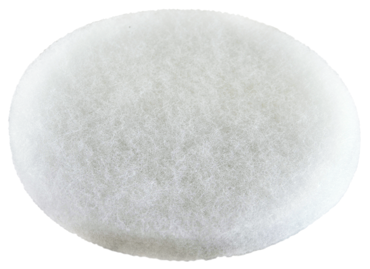 Natte de filtrage blanche, d=214mm
