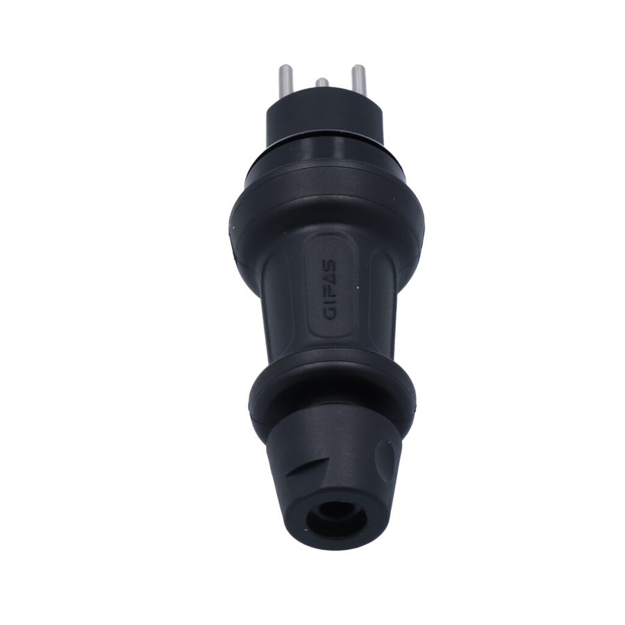 Stecker Typ 15 230-400V/10A/3P+N+PE IP55 schwarz