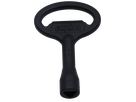 Triangle lock key 8mm, black