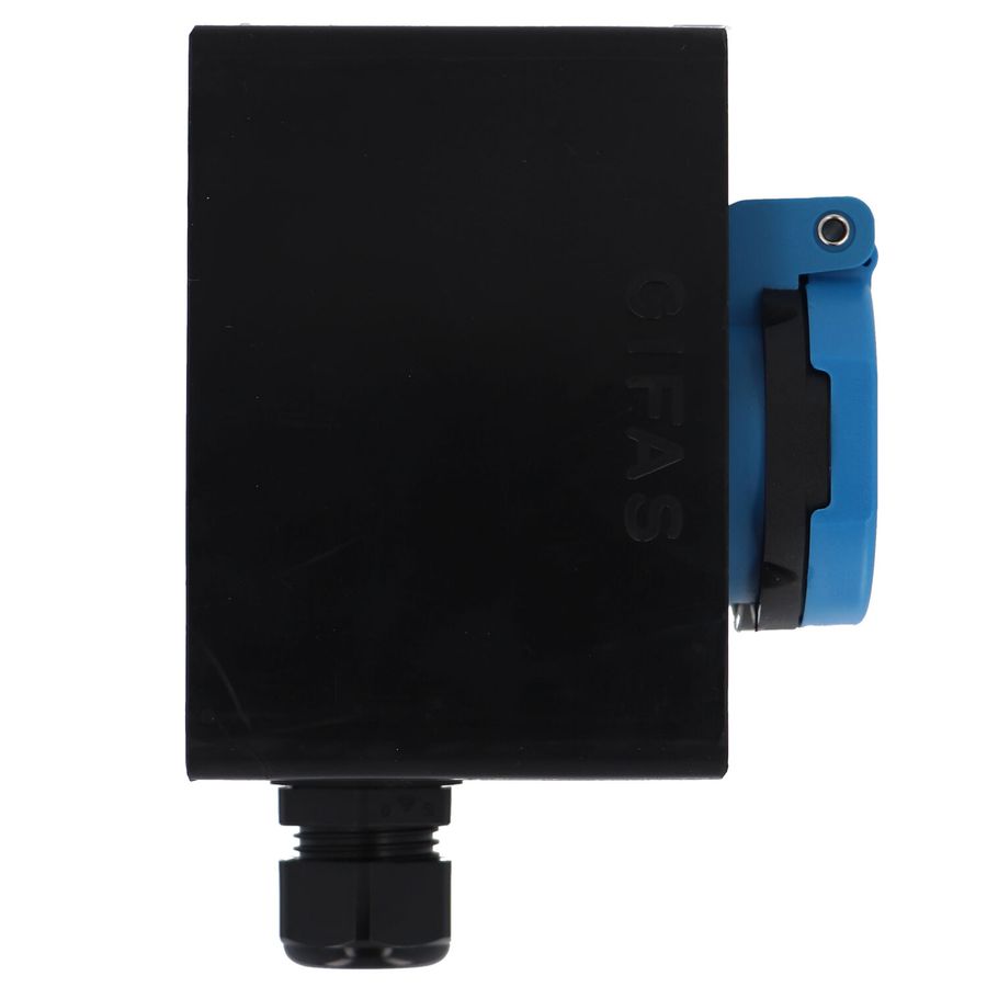 Small hard rubber distributor box type 2700, black