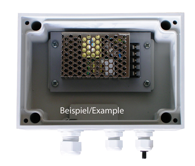 Power pack, in solid rubber enclosure 1212