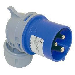 Right-angle plug CEE