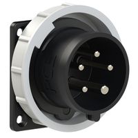 Einbau-Gerätestecker Kunststoff CEE IP67