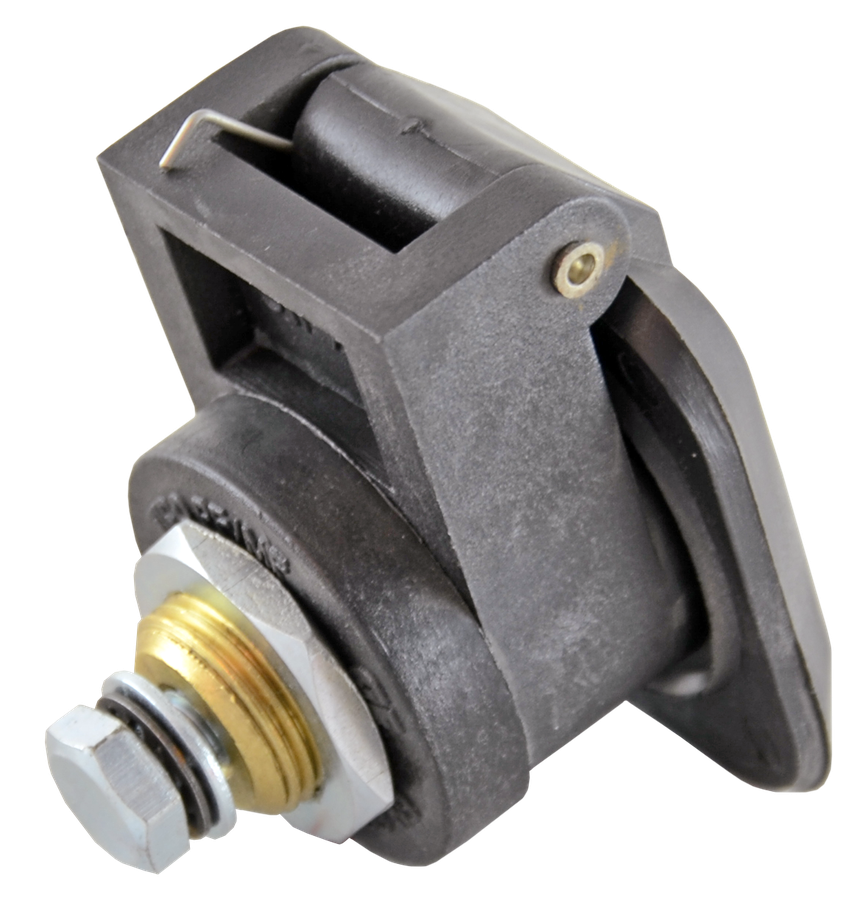 Welding built-in coupling with cover, max. 200A,
