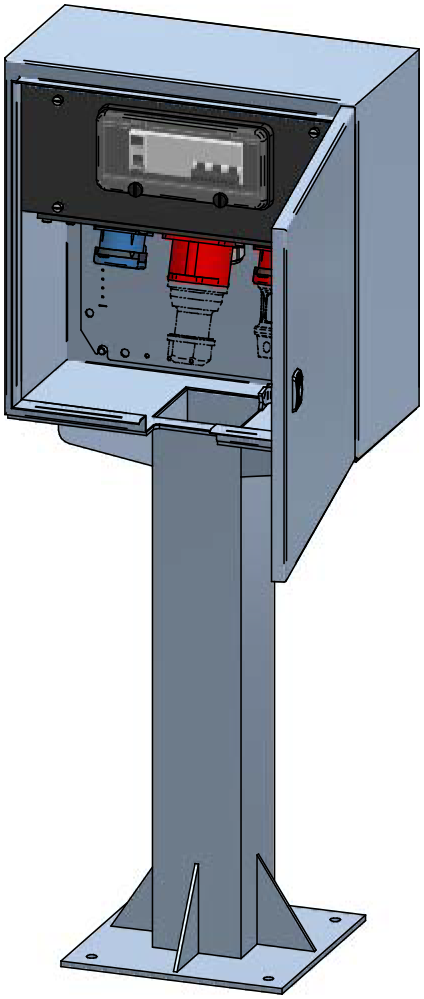Boîtier de distribution apparent V2A