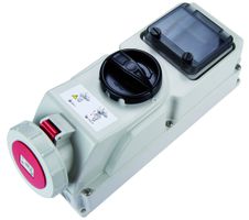 Presa da parete CEE 63A, 400V, 3P+N+PE, IP67,