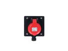 Solid rubber wall socket CEE