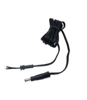 Charger connection cable with plug for