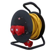 Avvolgicavo in gomma butilica tipo 5032xCEE32/5 / 30m 5x4.0 / CEE32/5 montata