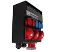 Steckdosenverteiler Hartgummi Typ 7700 schwarz