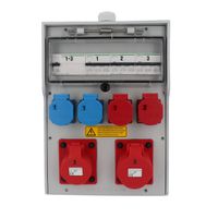 Quadro elettrico in gomma dura tipo 7400, grigio