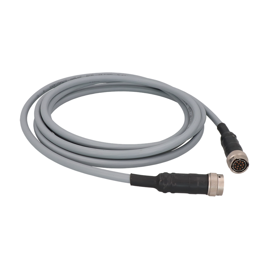 Connection cable with connector 12x1.5 mm² PUR,