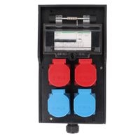 Hartgummiverteiler Typ 7200, schwarz