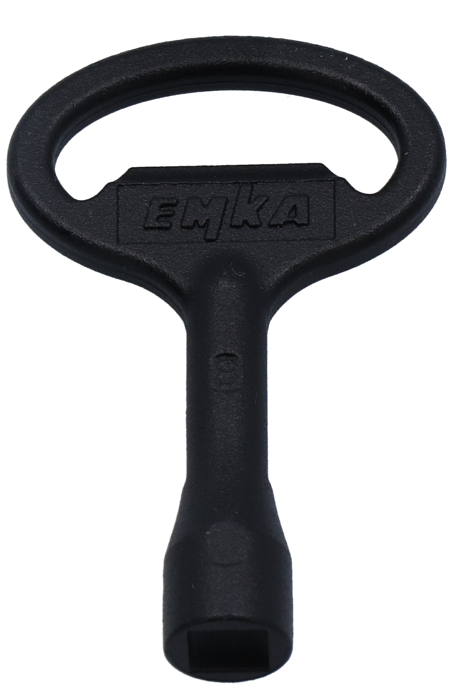 Square lock key 8mm, black
