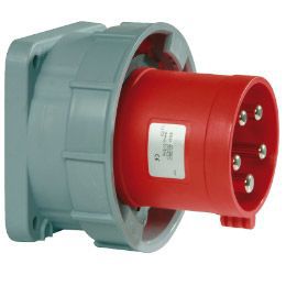 Einbau-Gerätestecker Kunststoff CEE IP67