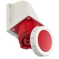 Plastic wall socket CEE 32A/400V, 3P+PE/6h, IP67