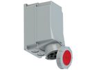 Plastic wall socket CEE 125A/400V, 3P+N+PE/6h, IP67