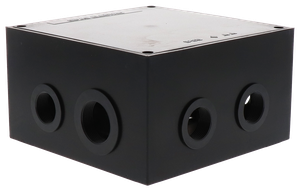 Boîte de dérivation en butyl-caoutchouc type 1616 noire