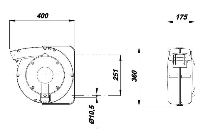 Schlauchaufroller Typ 585