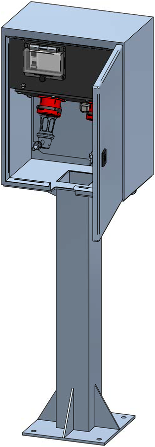 Boîtier de distribution apparent V2A