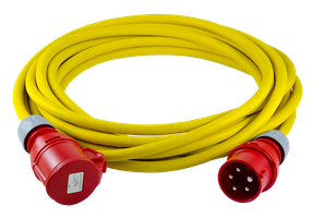Extension cable GIFAFLEX, yellow RAL 1021