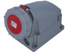 Plastic wall socket CEE 63A/400V, 3P+N+PE/6h, IP67