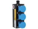 Small hard rubber distributor box type 1600, black