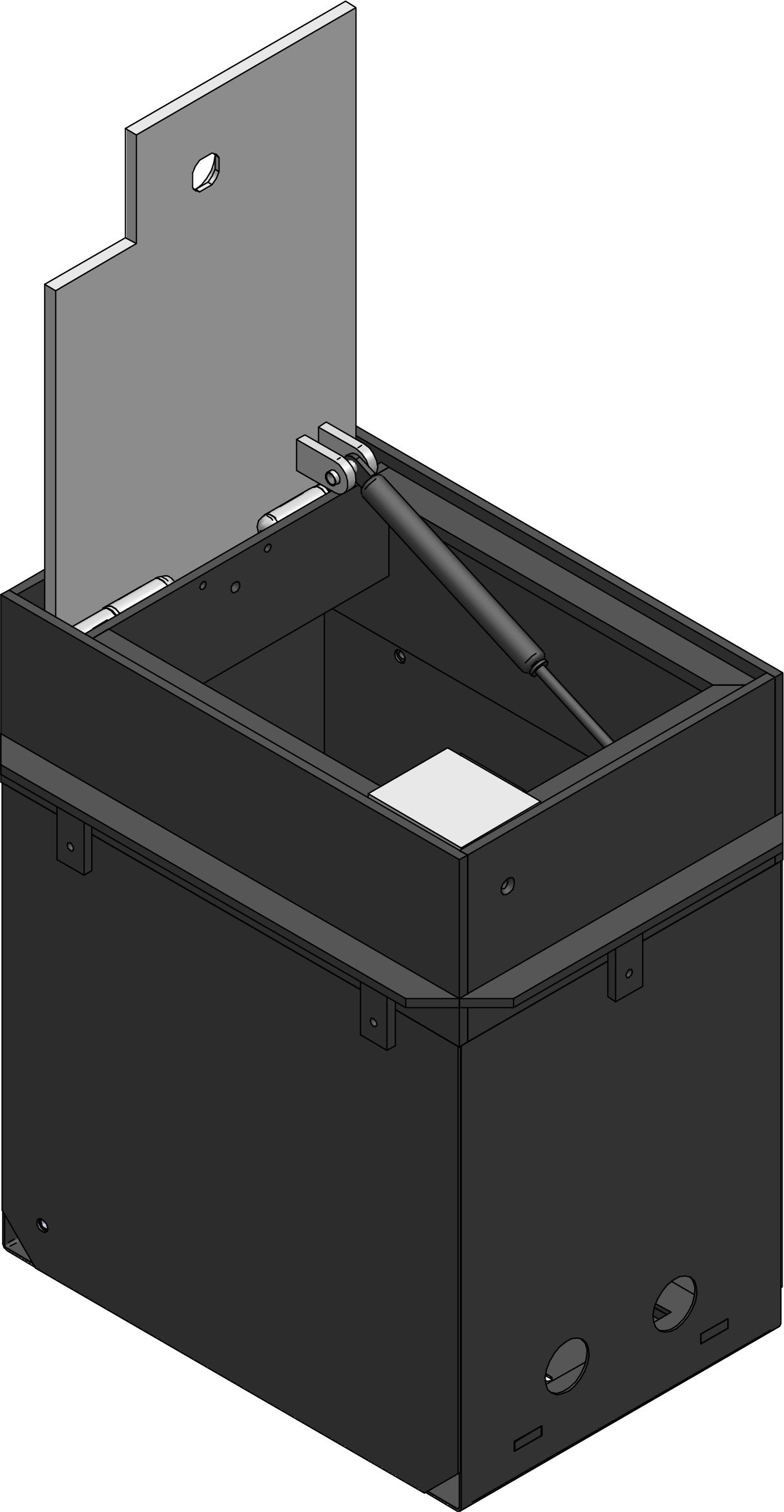 RETRANT Underfloor distributor empty