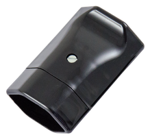 Plastic coupling type 13 black10A/250V, 2P+PE