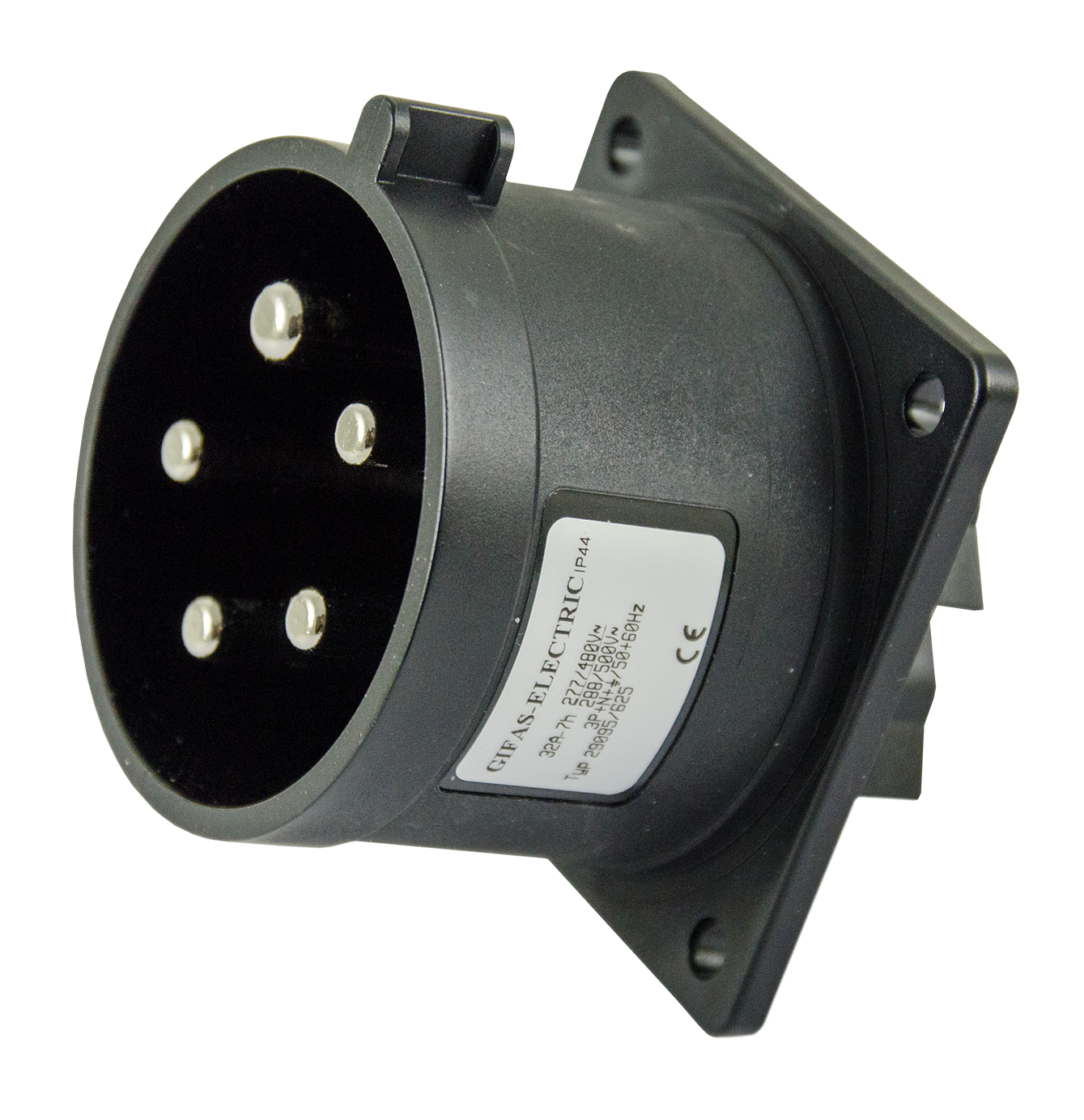 Plastic built-in plug CEE IP44