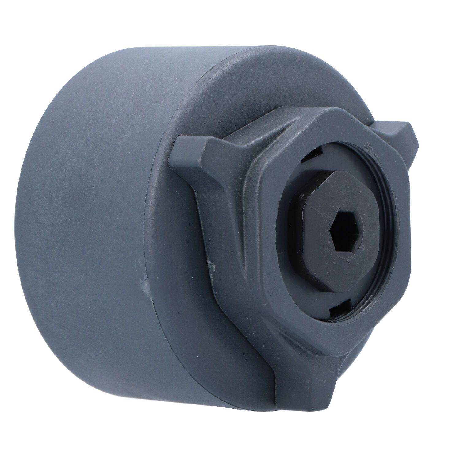 Cover cap with locking crew M20x1.5mm, plastic anthracite