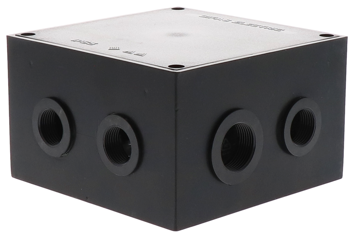 Boîte de dérivation en butyl-caoutchouc type 1212 noire