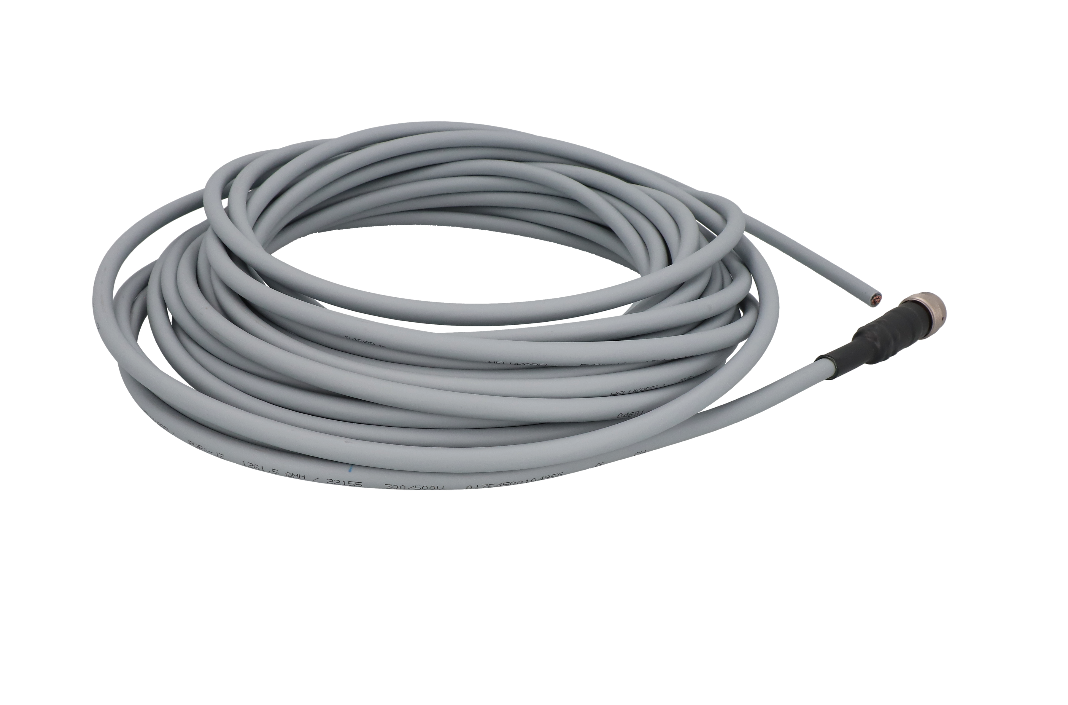 Connection cable with connector 12x1.5 mm² PUR,