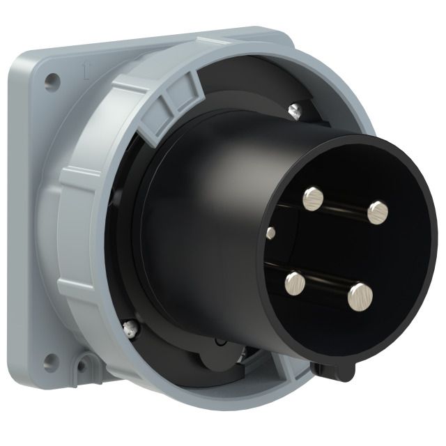 Einbau-Gerätestecker Kunststoff CEE IP67