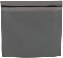 UP cover frame size 1, with hinged cover,