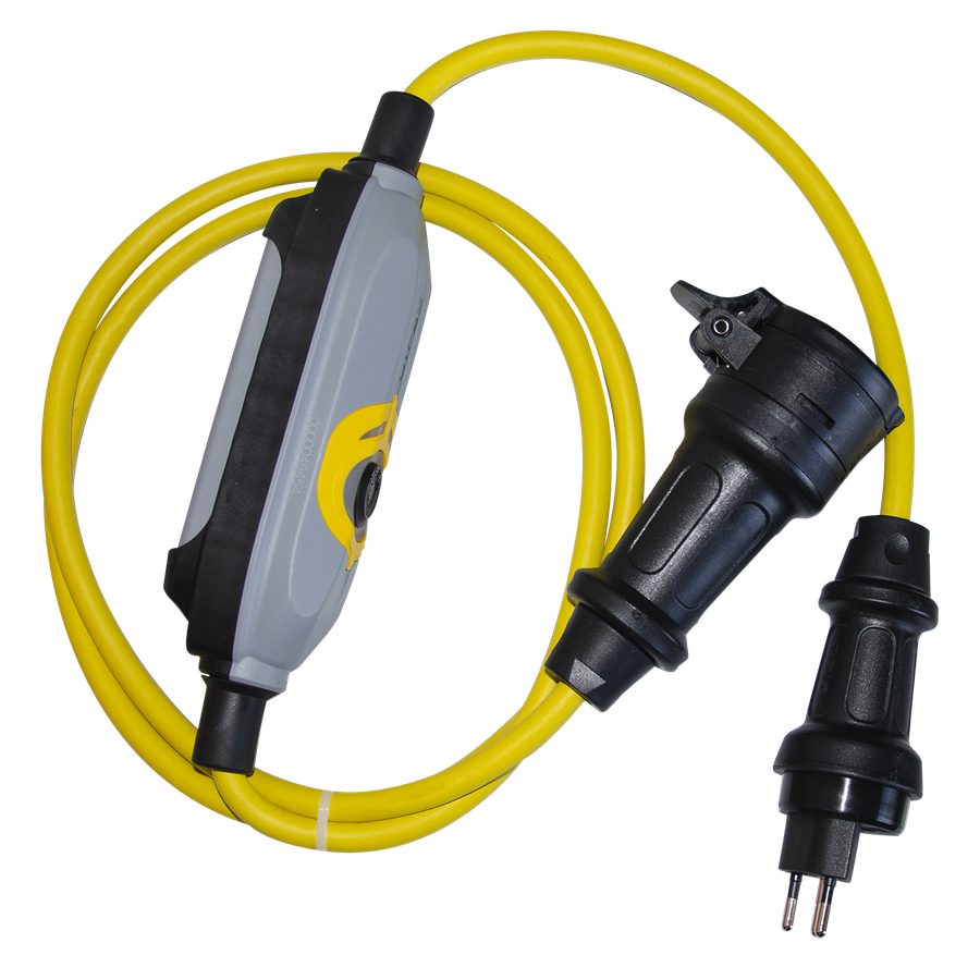 RCCB adapter cable 16A/3omA