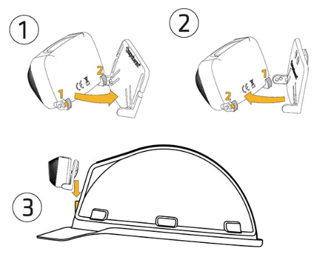 Clip per casco per Suprabeam S-serie