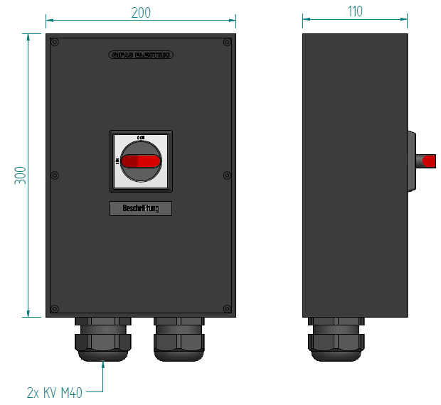 Direct safety emergency switch