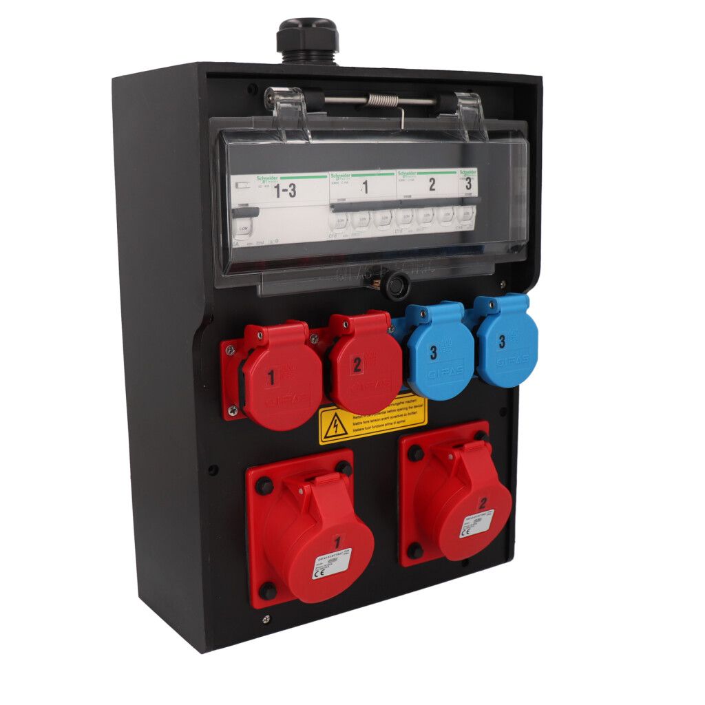 Hartgummiverteiler Typ 7400, schwarz