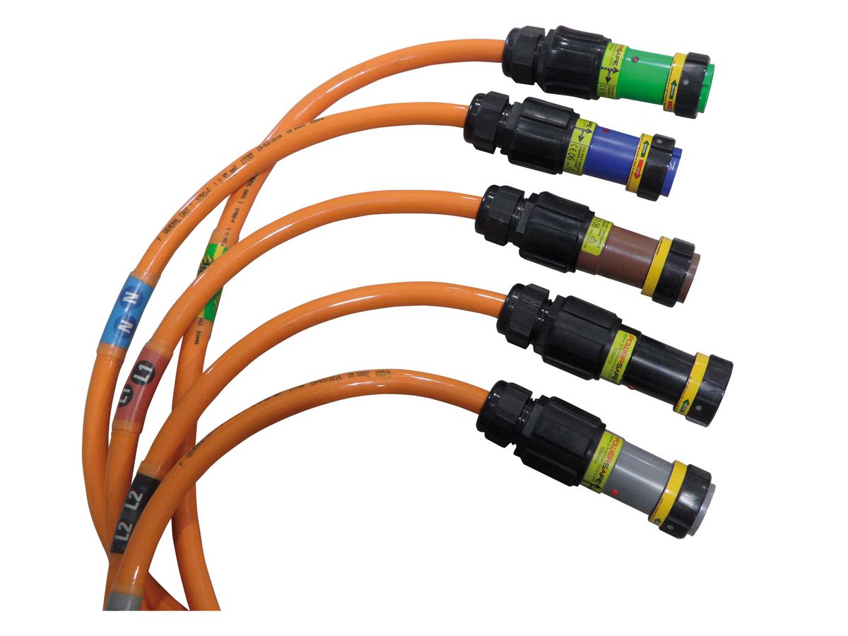 Connection cable set 4x95mm²/1x50mm², 5m - GIFAS-ELECTRIC