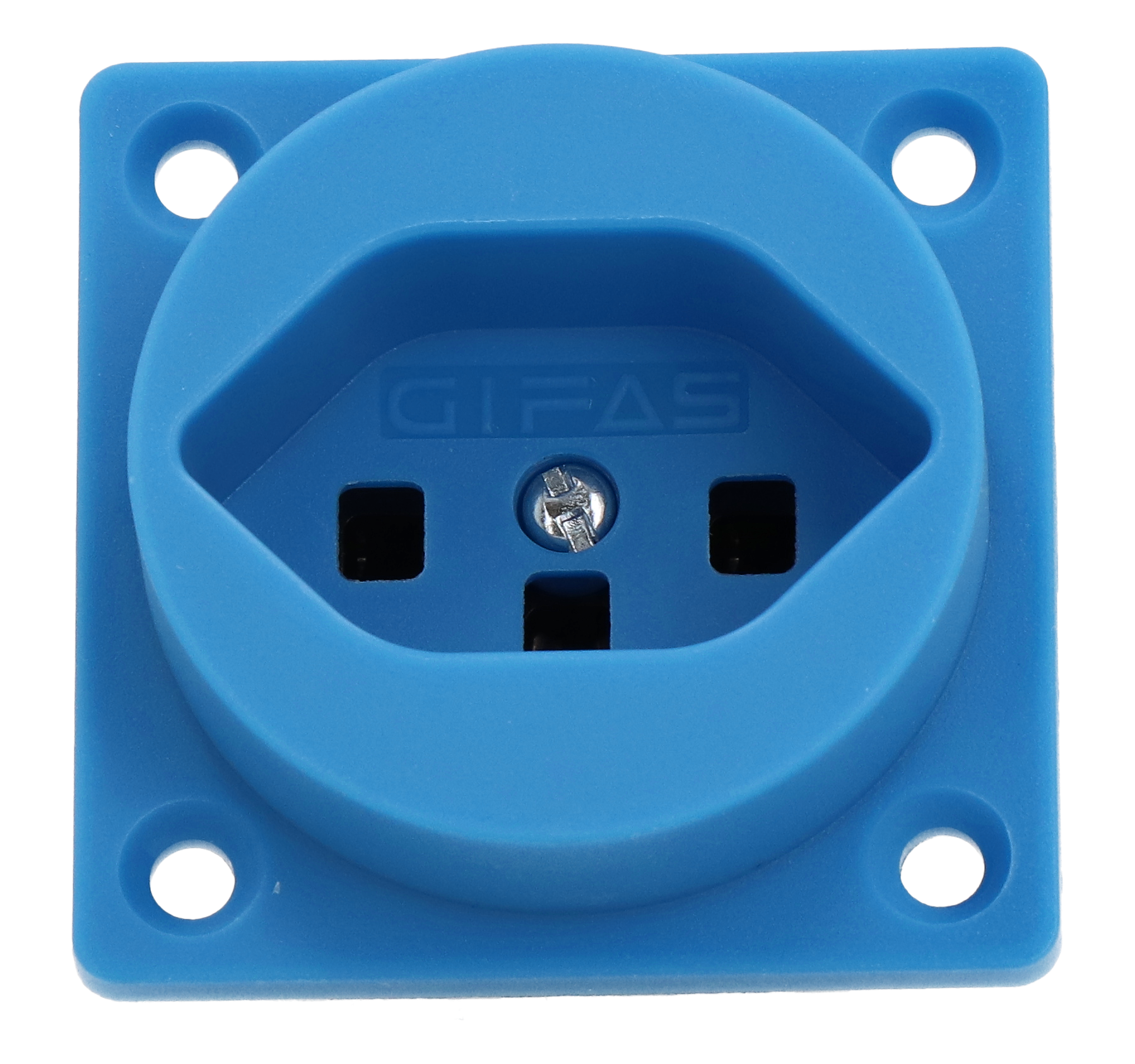 Prise à encastrer type 23 IP20 bleue sans couvercle