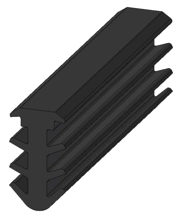 Profilo fughe EPDM 70° Shore