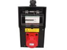 Hartgummiverteiler Typ 7200, schwarz