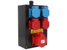 Hartgummiverteiler Typ 2516, schwarz