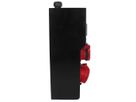 Quadro elettrico in gomma dura tipo 7300, nero
