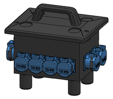 Boîtier de sol mobile type 6200 en butyl-caoutchouc