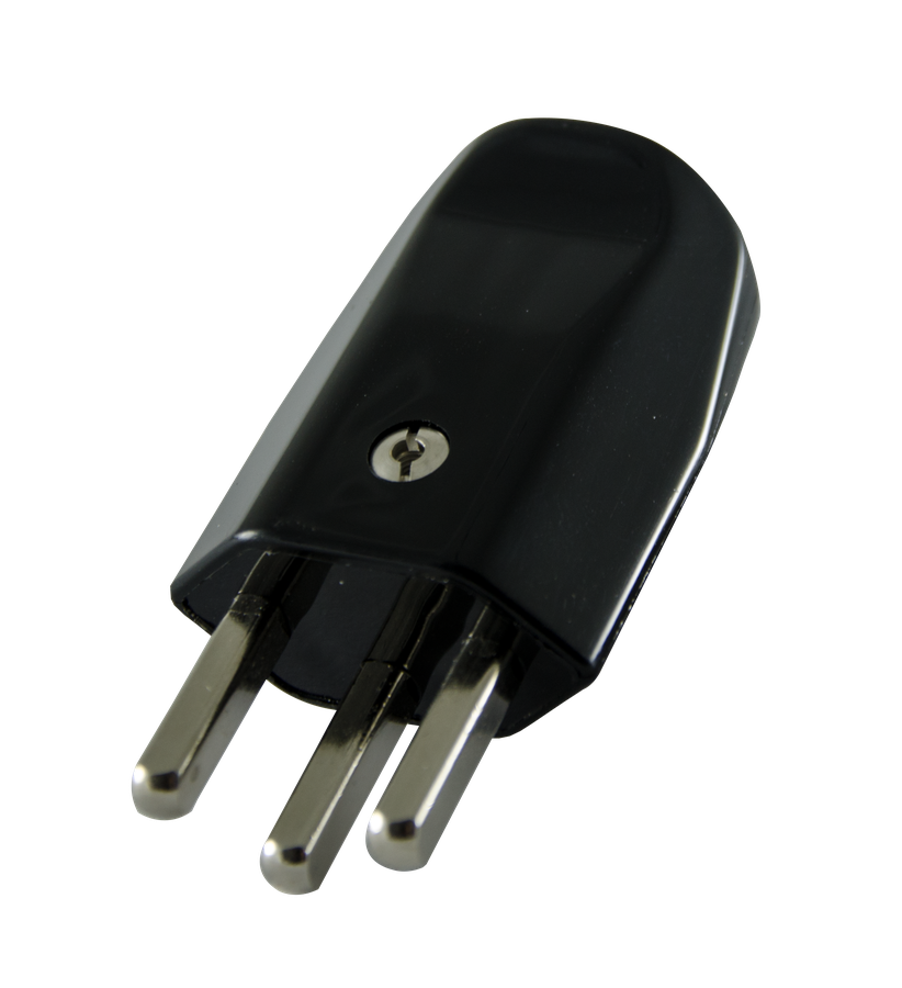 Stecker Kunststoff Typ 23 schwarz