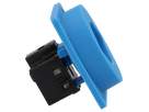 Built-in socket type 23 IP20 blue without lid