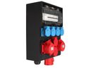 Quadro elettrico in gomma dura tipo 7400, nero